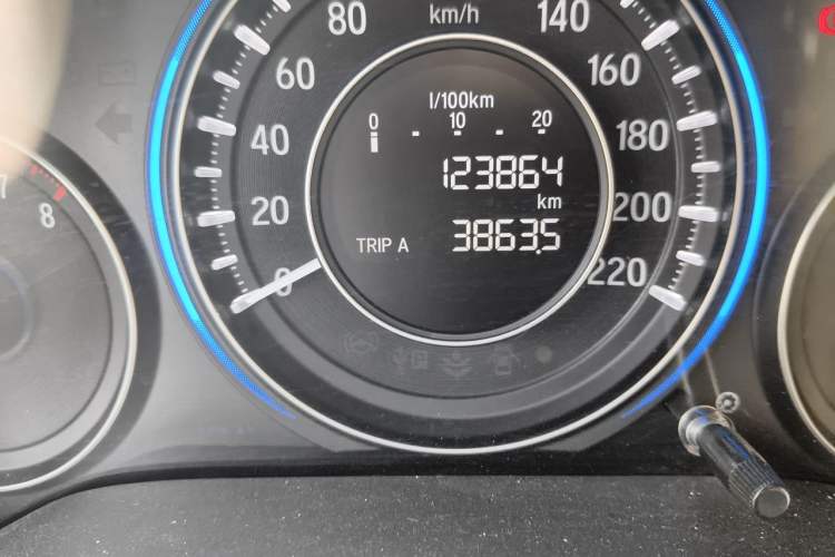 Used Honda Crider 2013 1.8L manual Comfort version Odometer Close Up