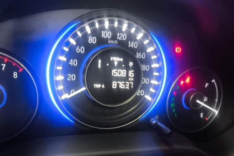 Used Honda Crider 2013 1.8L automatic comfort version Odometer Close Up