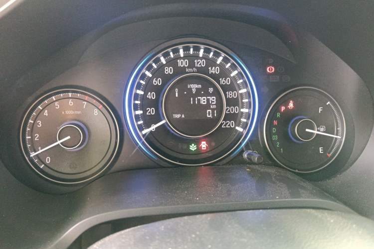 Used Honda Crider 2013 1.8L automatic comfort version Odometer Close Up