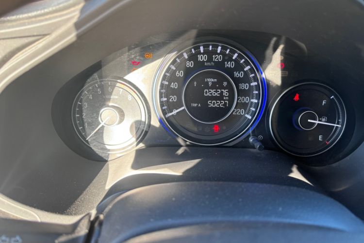 Used Honda Crider 2013 1.8L manual Comfort version Odometer Close Up