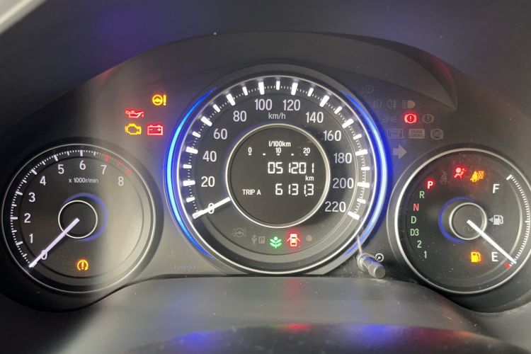 Used Honda Crider 2013 1.8L automatic luxury edition Odometer Close Up