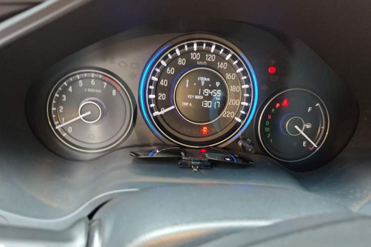 Used Honda Crider 2013 1.8L automatic luxury edition Odometer Close Up