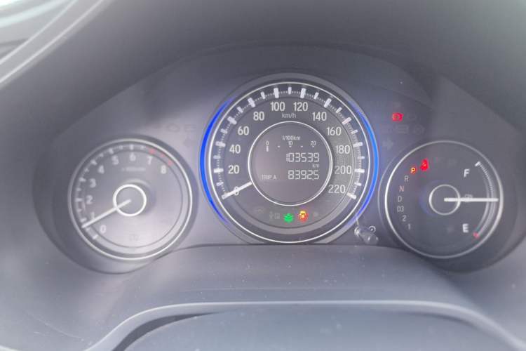 Used Honda Crider 2013 1.8L automatic luxury edition Odometer Close Up