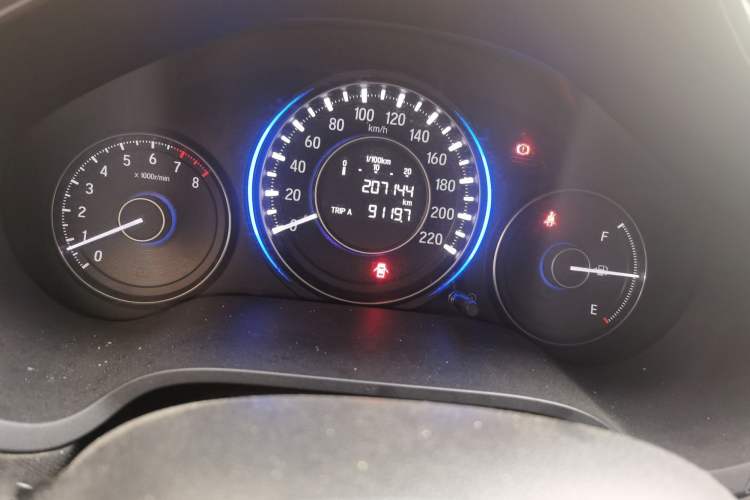 Used Honda Crider 2013 1.8L manual Comfort version Odometer Close Up