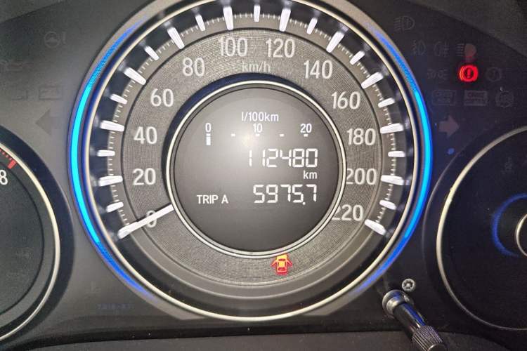 Used Honda Crider 2013 1.8L manual Comfort version Odometer Close Up