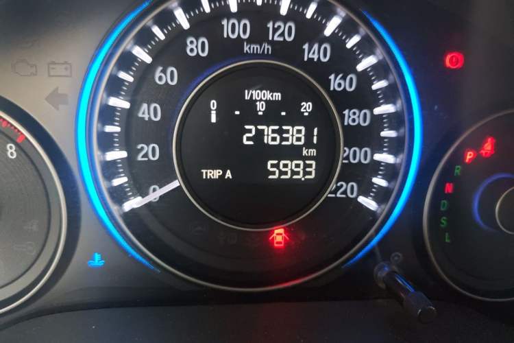Used Honda Crider 2016 1.8L CVT Luxury Edition Odometer Close Up
