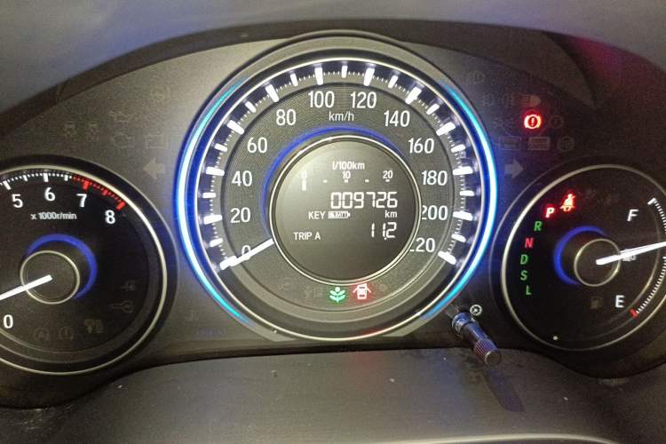Used Honda Crider 2016 1.8L CVT Luxury Edition Odometer Close Up