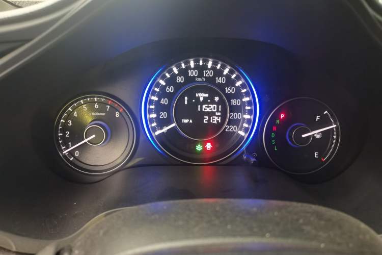 Used Honda Crider 2016 1.8L CVT Luxury Edition Odometer Close Up