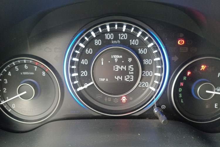 Used Honda Crider 2016 1.8L CVT Comfort Version Odometer Close Up