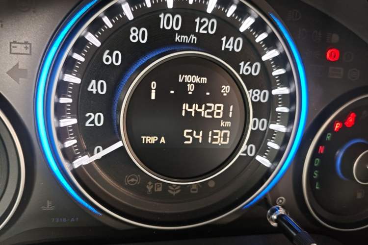Used Honda Crider 2016 1.8L CVT Comfort Version Odometer Close Up
