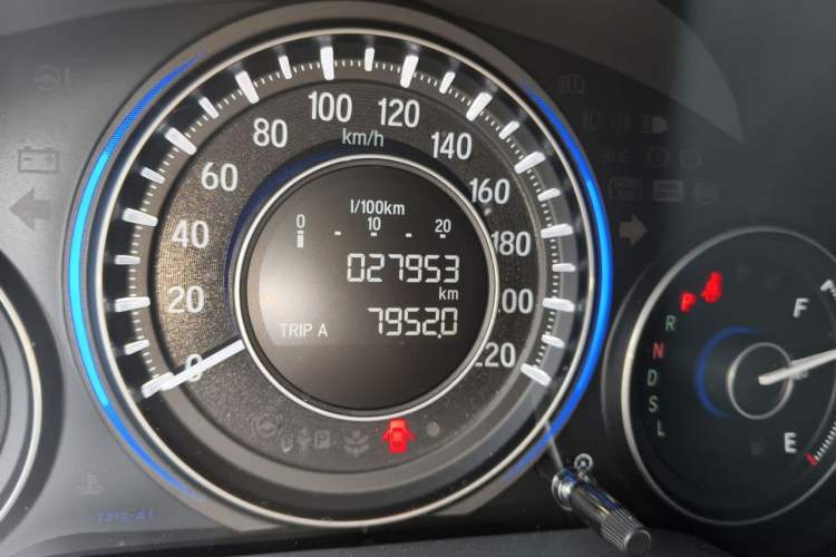Used Honda Crider 2016 1.8L CVT Comfort Version Odometer Close Up
