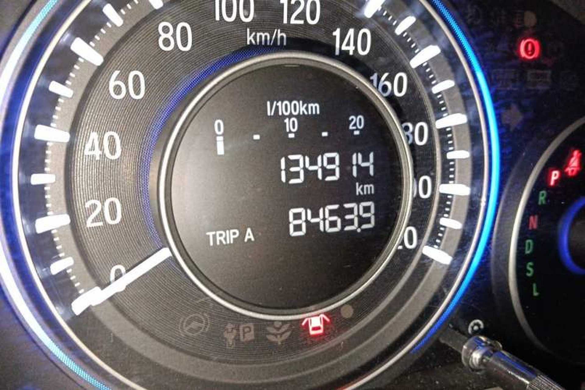 Used Honda Crider 2016 1.8L CVT Comfort Version Odometer Close Up