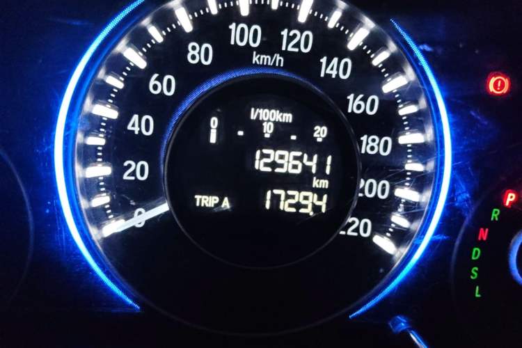 Used Honda Crider 2016 1.8L CVT Comfort Version Odometer Close Up