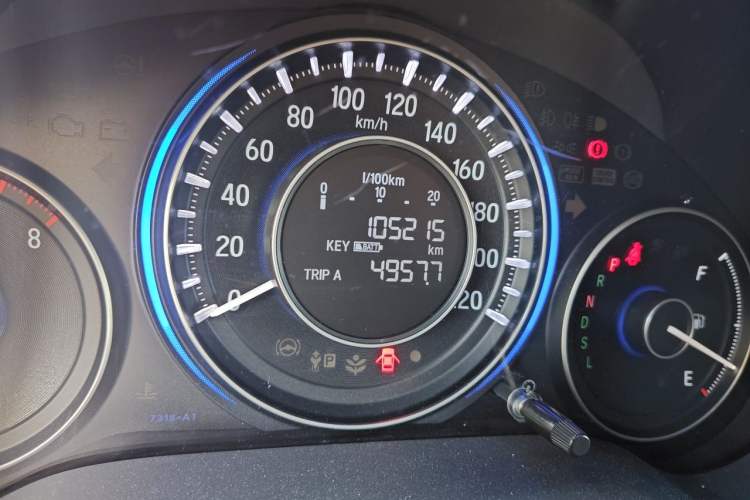 Used Honda Crider 2016 1.8L CVT Luxury Edition Odometer Close Up