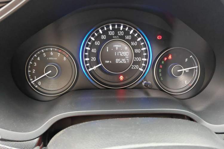 Used Honda Crider 2016 1.8L CVT Luxury Edition Odometer Close Up