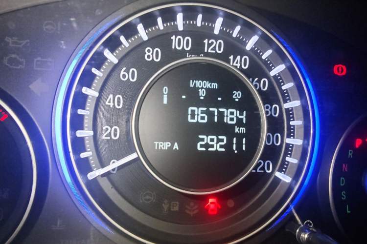 Used Honda Crider 2016 1.8L CVT Comfort Version Odometer Close Up