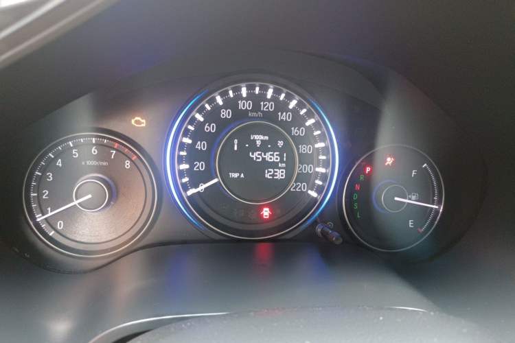 Used Honda Crider 2016 1.8L CVT Comfort Version Odometer Close Up
