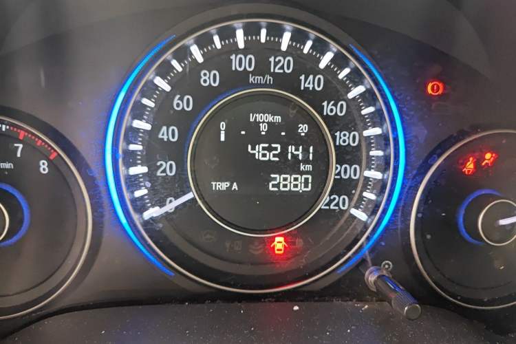 Used Honda Crider 2016 1.8L Manual Fashion Edition Odometer Close Up