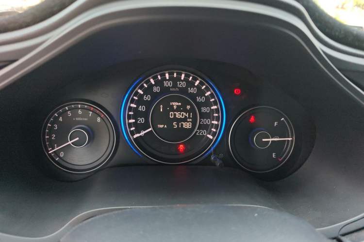 Used Honda Crider 2016 1.8L Manual Fashion Edition Odometer Close Up