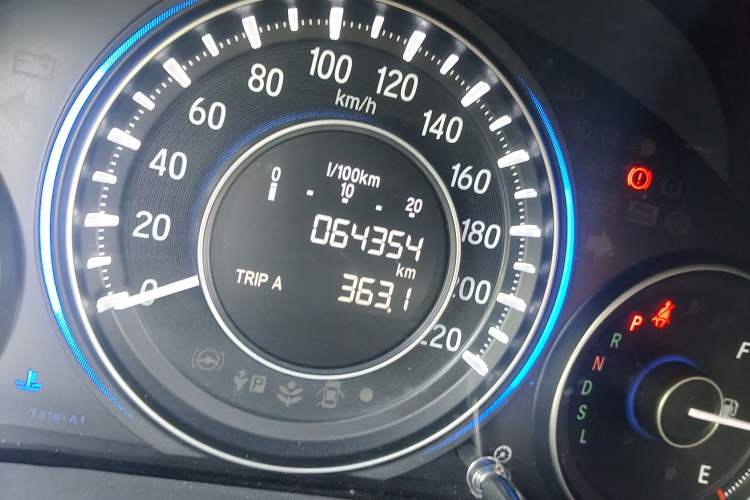 Used Honda Crider 2016 1.8L CVT Leading Edition Odometer Close Up
