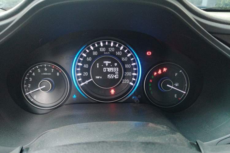 Used Honda Crider 2016 1.8L CVT Luxury Edition Odometer Close Up