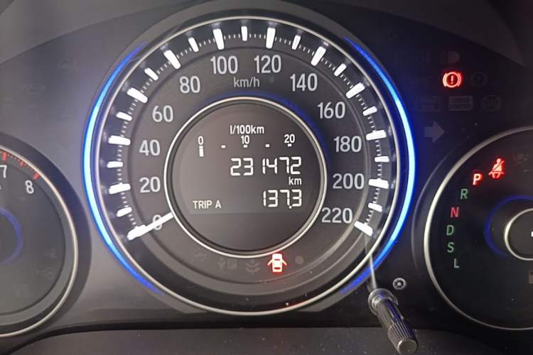 Used Honda Crider 2016 1.8L CVT Luxury Edition Odometer Close Up