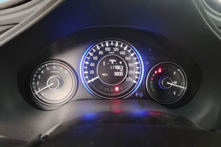 Used Honda Crider 2016 1.8L CVT Leading Edition Odometer Close Up