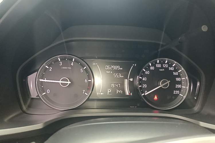 Used Honda Crider 2019 180 Turbo CVT Luxury Edition China VI Emission Standard Instrument Cluster