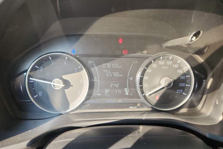 Used Honda Crider 2019 180 Turbo CVT Luxury Edition China VI Emission Standard Odometer Close Up