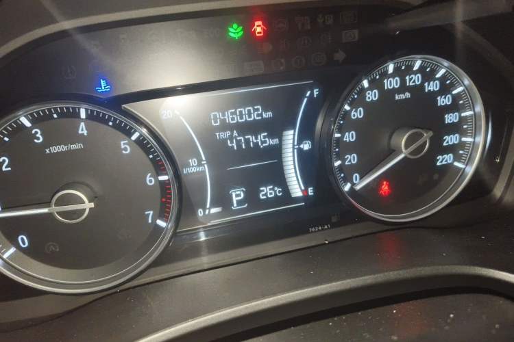 Used Honda Crider 2019 180 Turbo CVT Leading Edition China VI Odometer Close Up