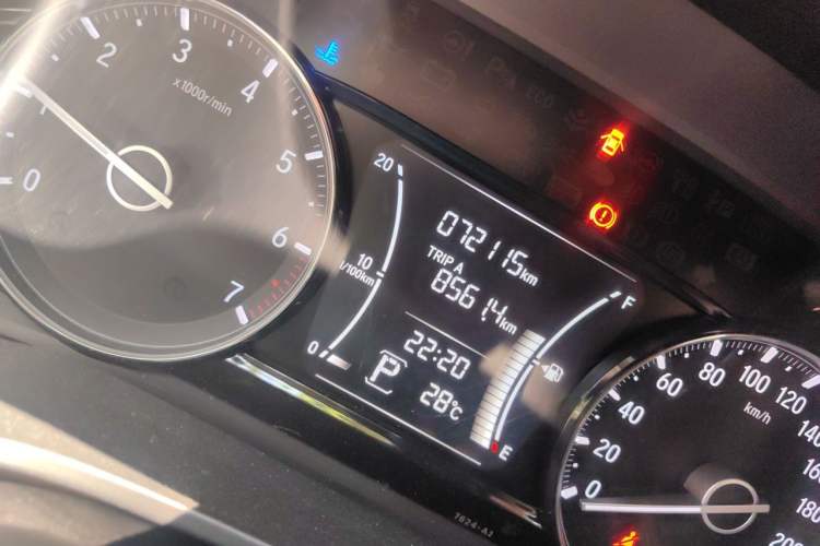 Used Honda Crider 2019 180 Turbo CVT Comfort Edition China V Odometer Close Up