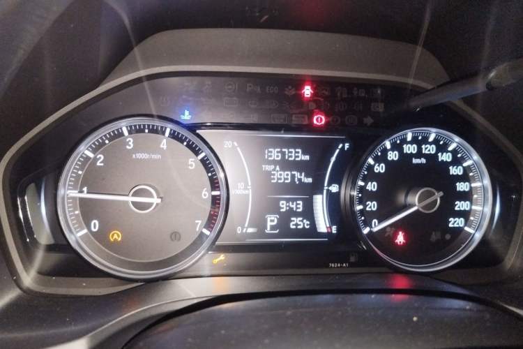 Used Honda Crider 2019 180 Turbo CVT Comfort Edition China V Odometer Close Up