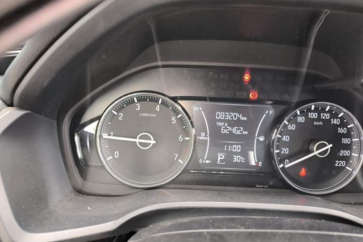Used Honda Crider 2019 180 Turbo CVT Comfort Version China VI Odometer Close Up