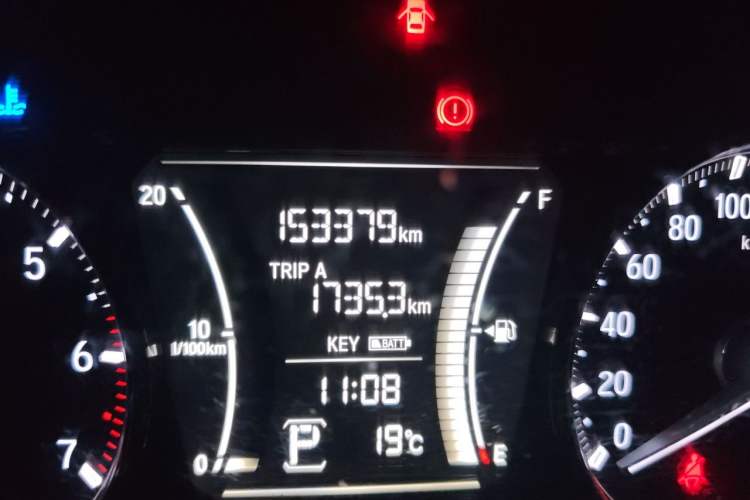 Used Honda Crider 2019 180 Turbo CVT Comfort Edition China V Odometer Close Up