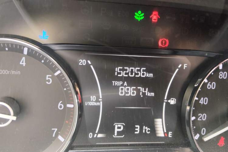 Used Honda Crider 2019 180 Turbo CVT Comfort Edition China V Odometer Close Up