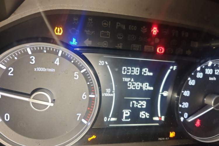 Used Honda Crider 2019 180 Turbo CVT Comfort Version China VI Odometer Close Up