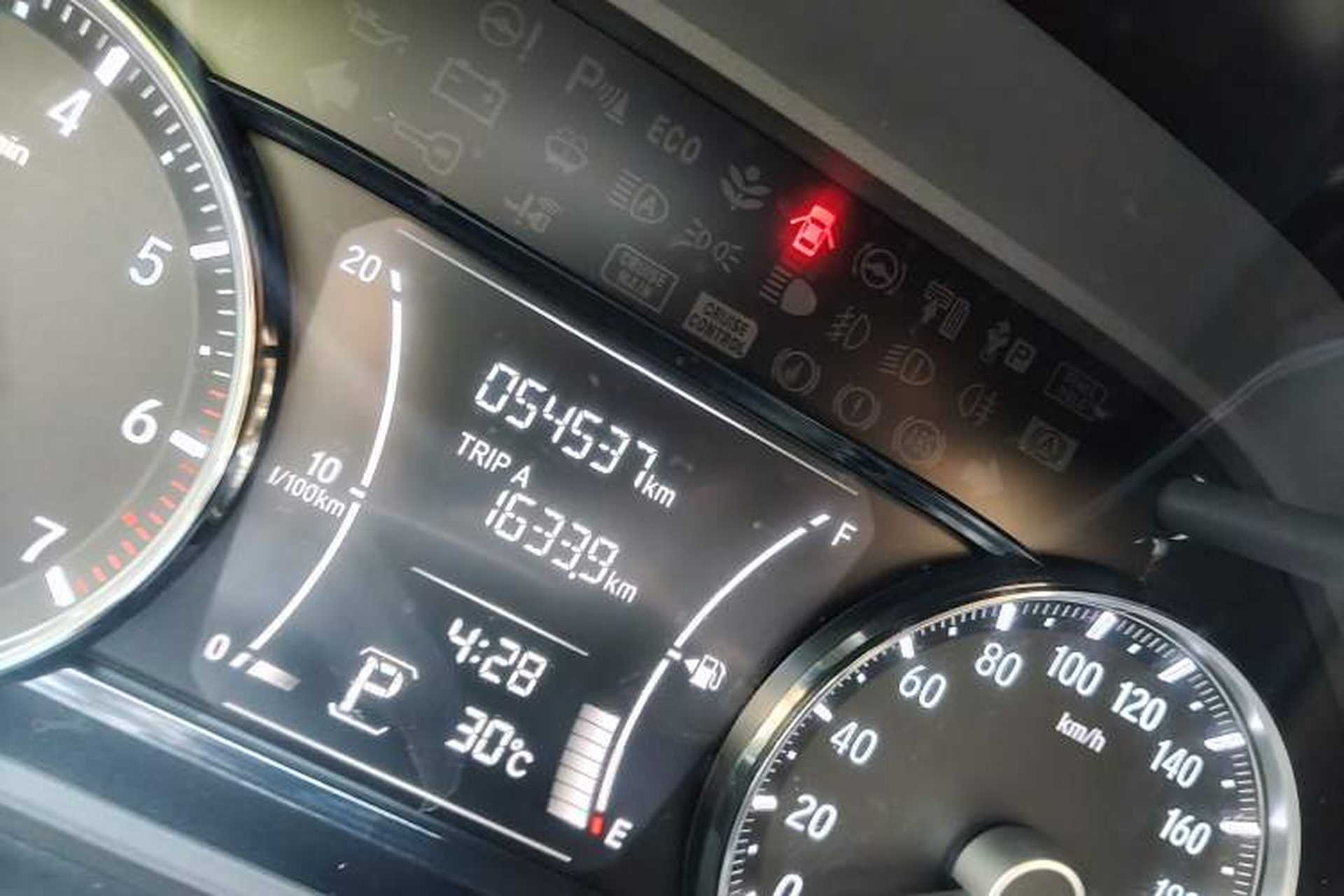 Used Honda Crider 2019 180 Turbo CVT Comfort Version China VI Odometer Close Up