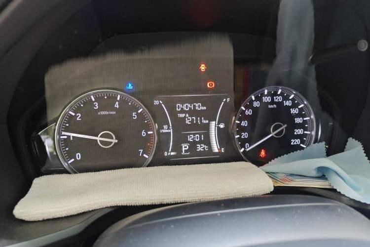 Used Honda Crider 2019 180 Turbo CVT Luxury Edition China VI Emission Standard Odometer Close Up