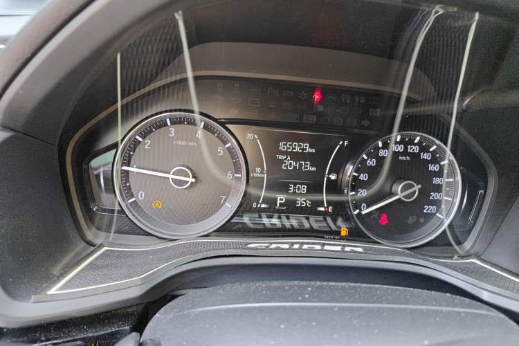 Used Honda Crider 2019 180 Turbo CVT Comfort Version China VI Odometer Close Up