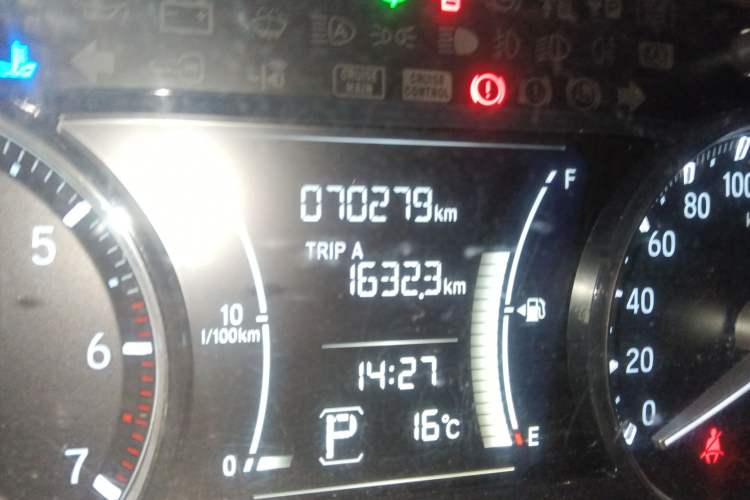 Used Honda Crider 2019 180 Turbo CVT Comfort Version China VI Odometer Close Up