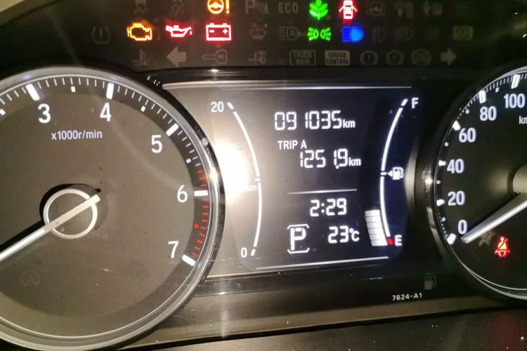 Used Honda Crider 2019 180 Turbo CVT Luxury Edition China VI Emission Standard Instrument Cluster
