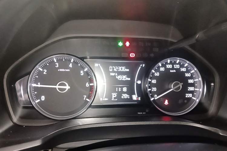 Used Honda Crider 2019 180 Turbo CVT Luxury Edition China VI Emission Standard Instrument Cluster