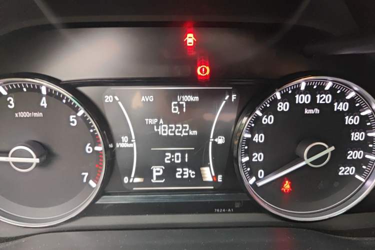 Used Honda Crider 2019 180 Turbo CVT Luxury Edition China VI Emission Standard Odometer Close Up