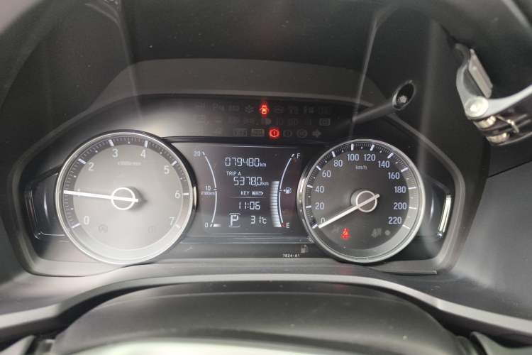Used Honda Crider 2019 180 Turbo CVT Comfort Version China VI Odometer Close Up