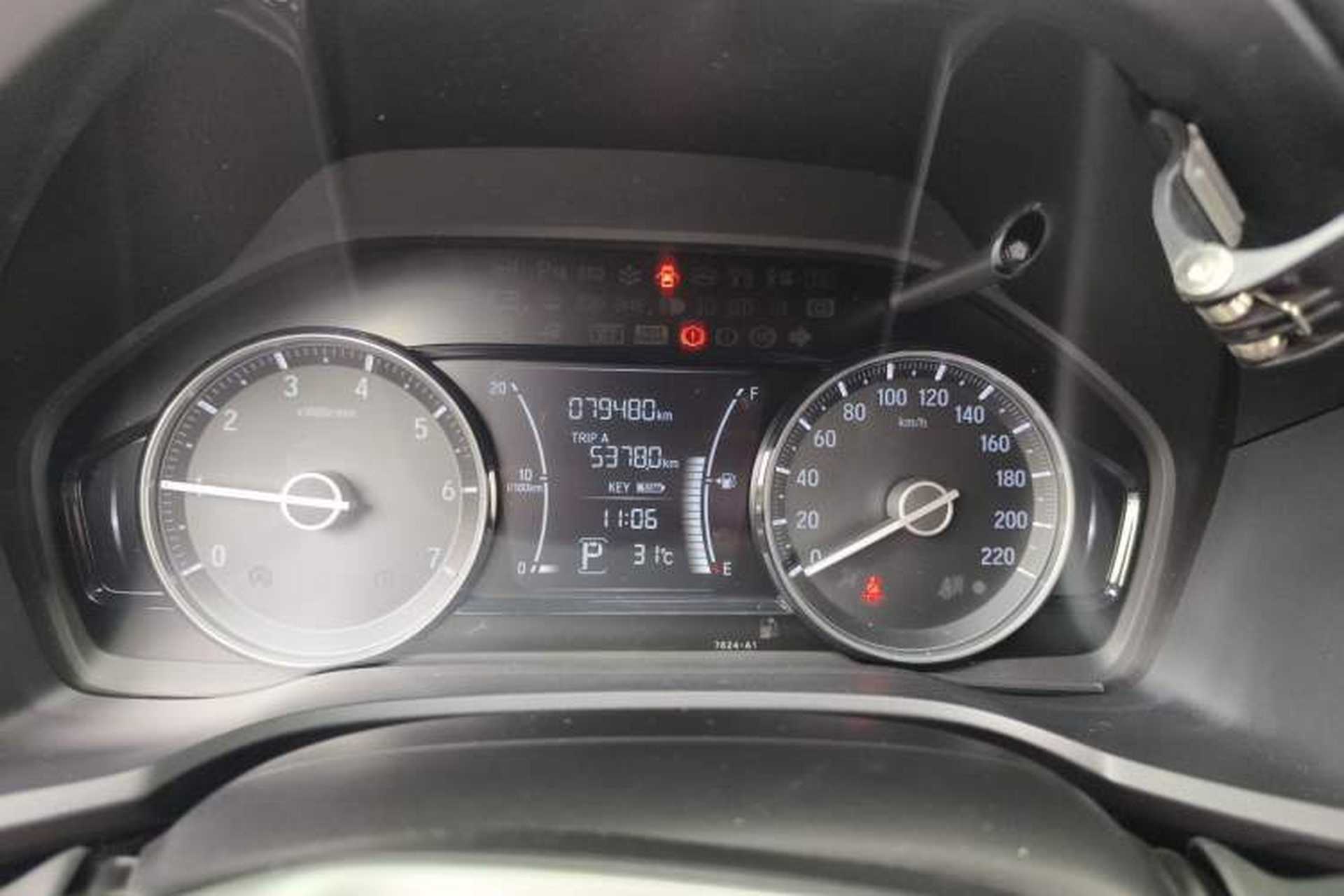 Used Honda Crider 2019 180 Turbo CVT Comfort Version China VI Odometer Close Up