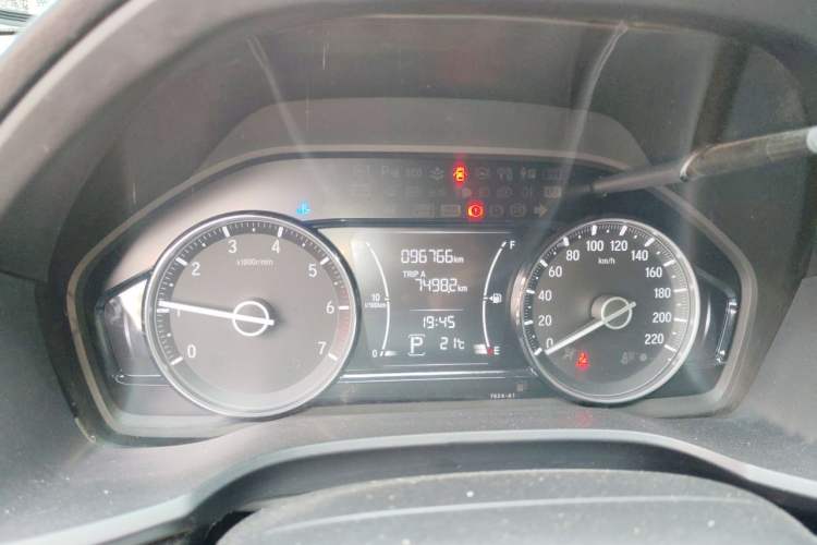 Used Honda Crider 2019 180 Turbo CVT Luxury Edition China V Odometer Close Up