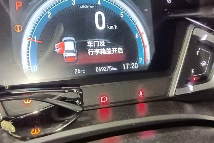 Used Honda Crider 2019 180 Turbo CVT Leading Edition China VI Odometer Close Up