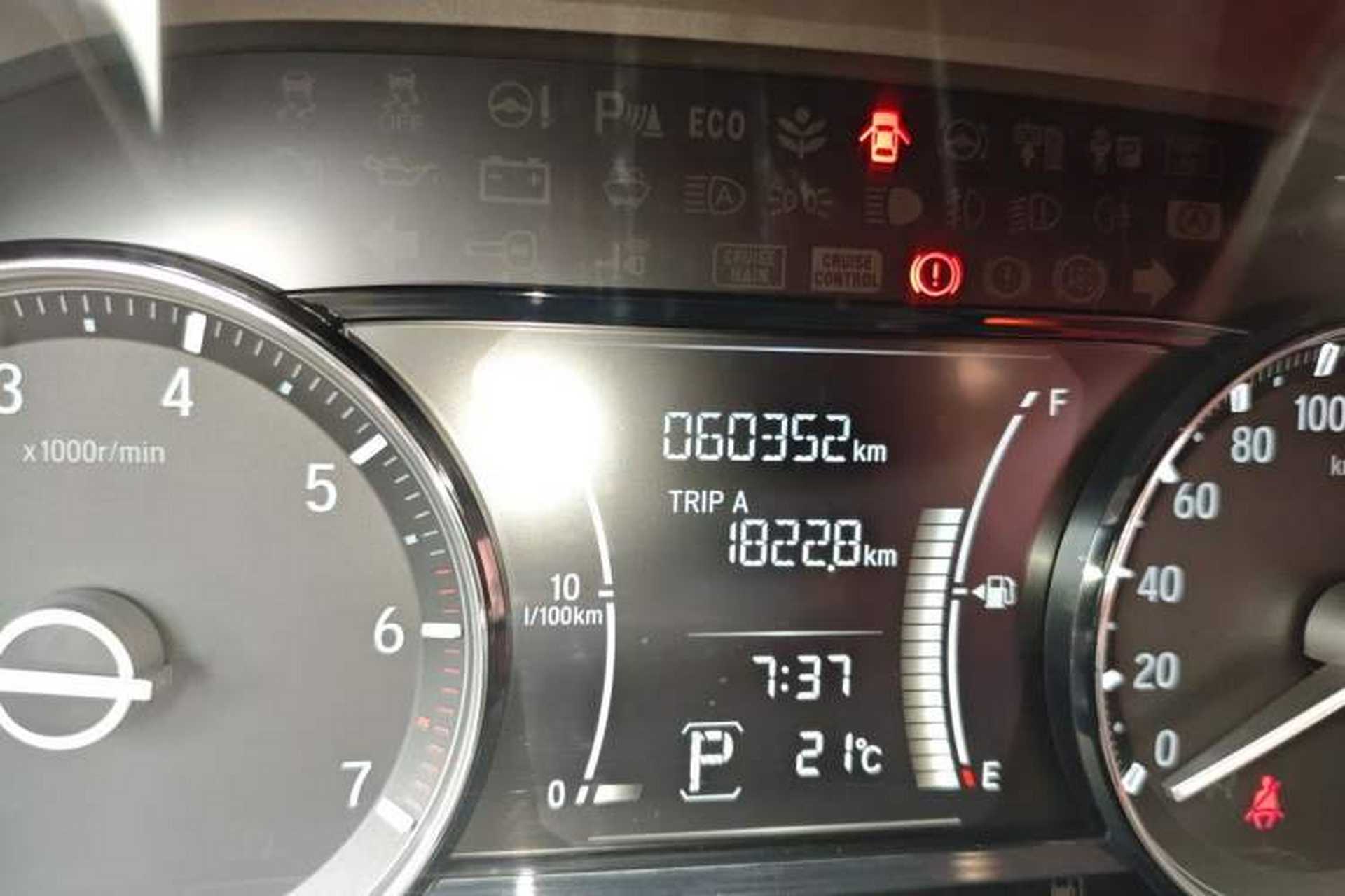 Used Honda Crider 2019 180 Turbo CVT Comfort Edition China V Odometer Close Up