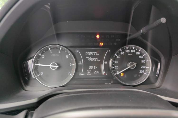 Used Honda Crider 2019 180 Turbo CVT Luxury Edition China V Odometer Close Up