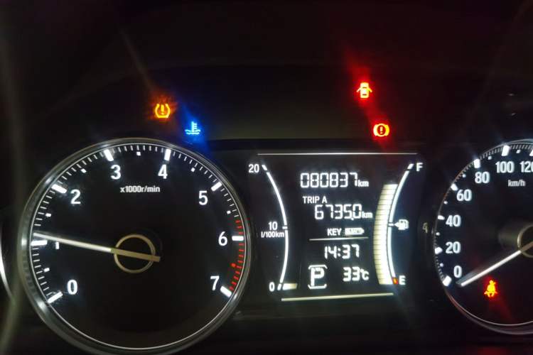 Used Honda Crider 2019 180 Turbo CVT Comfort Version China VI Odometer Close Up